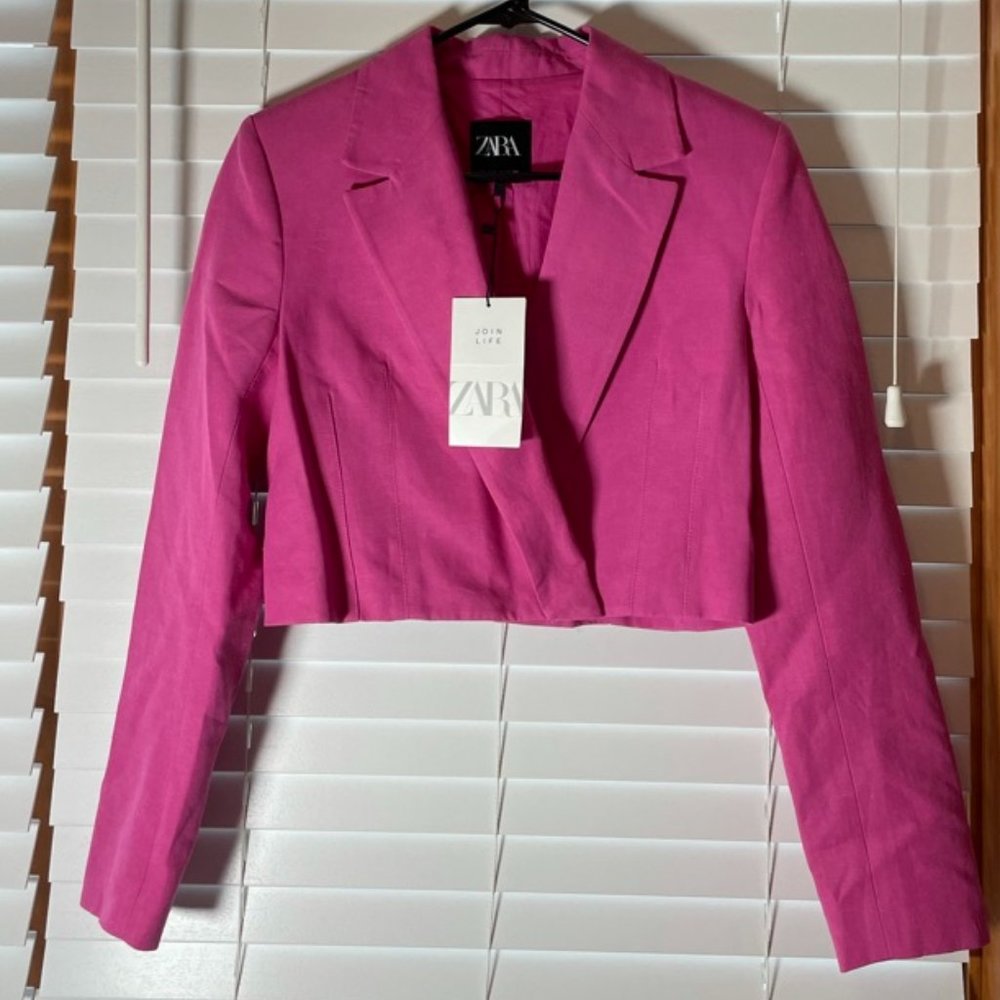 Zara Pink Blazer Size S
